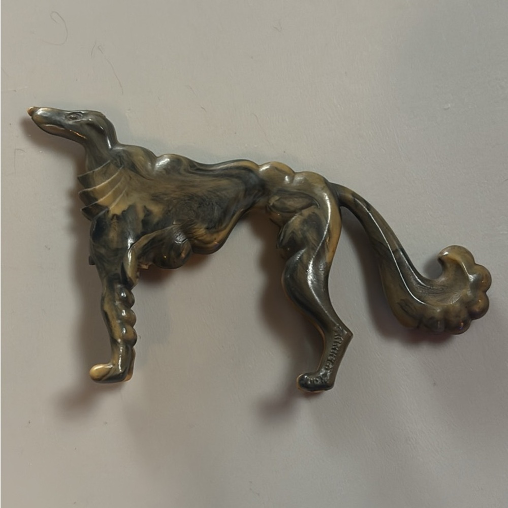 Antique Bakelite dog figurine